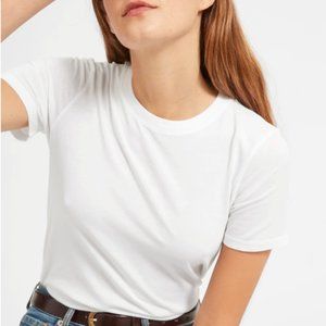 Everlane White Cotton Crew XS